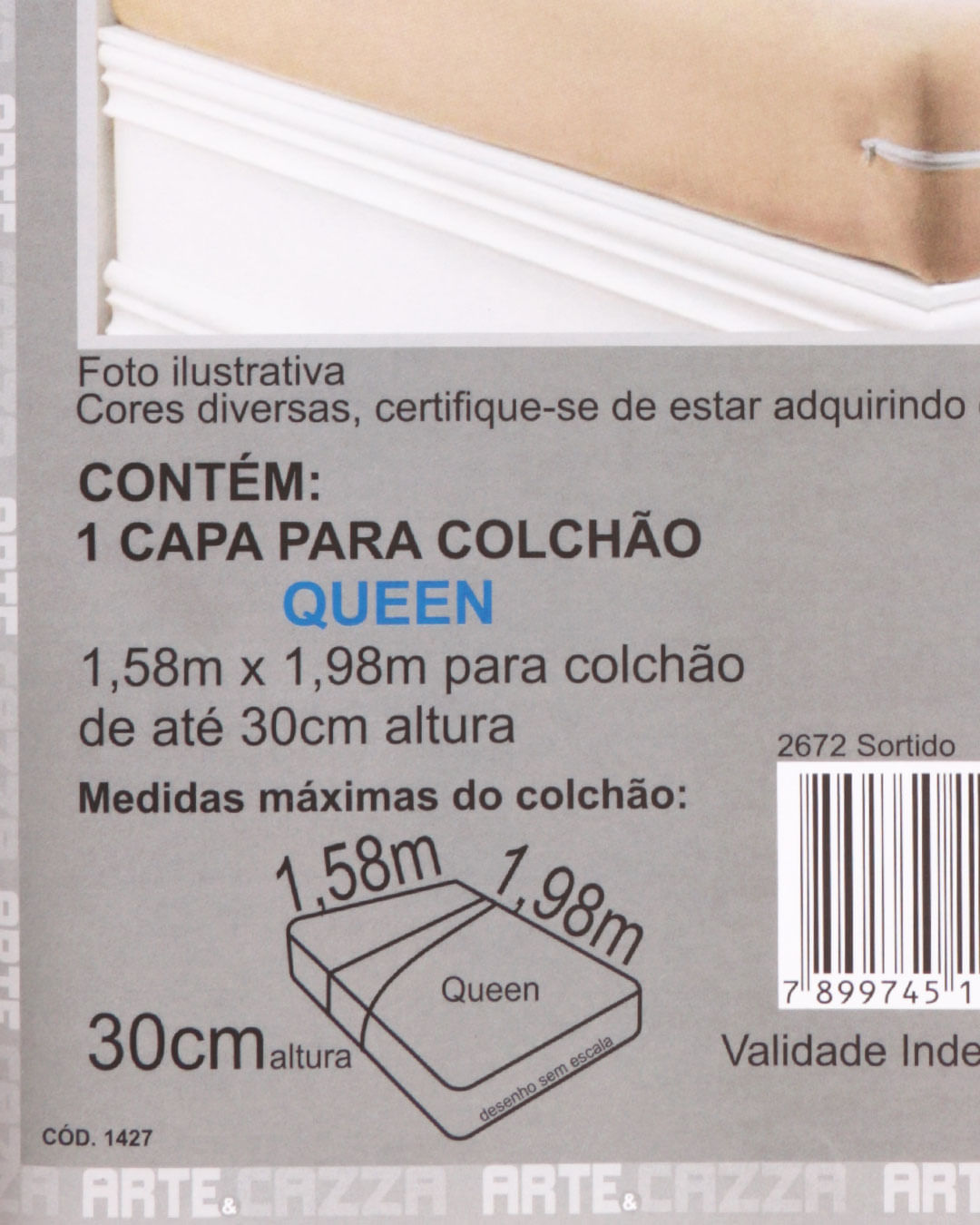 Capa-Ac2672-Pcolchao-Queen-Czip---Bege-Escuro