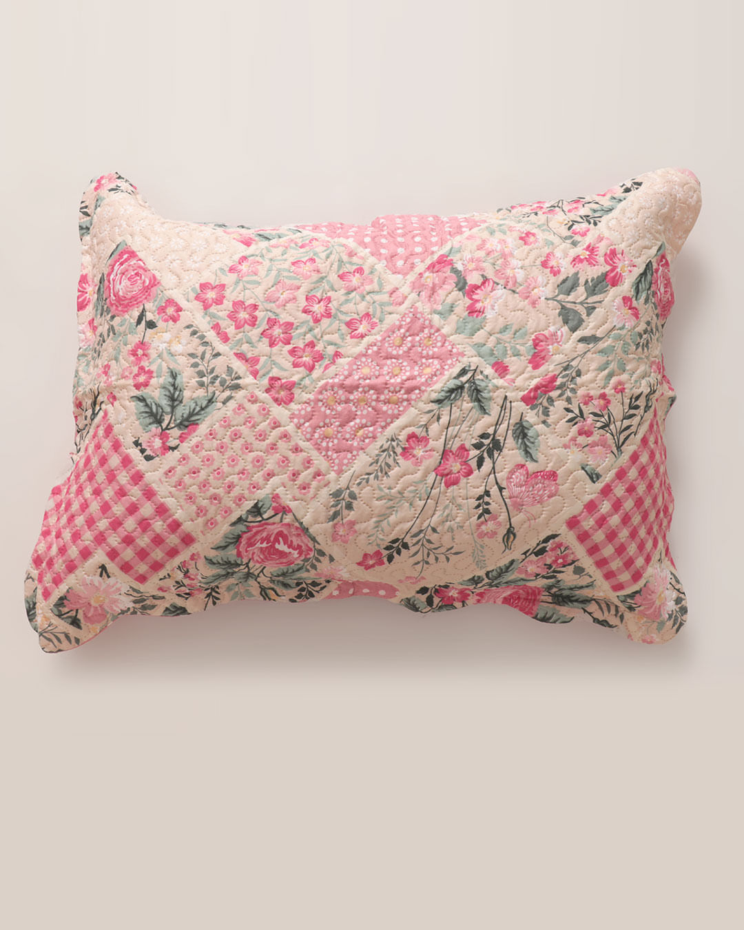 Kit-Colcha-Df-Queen-Bouti-C-03-Pcs---Rosa-Geometrico