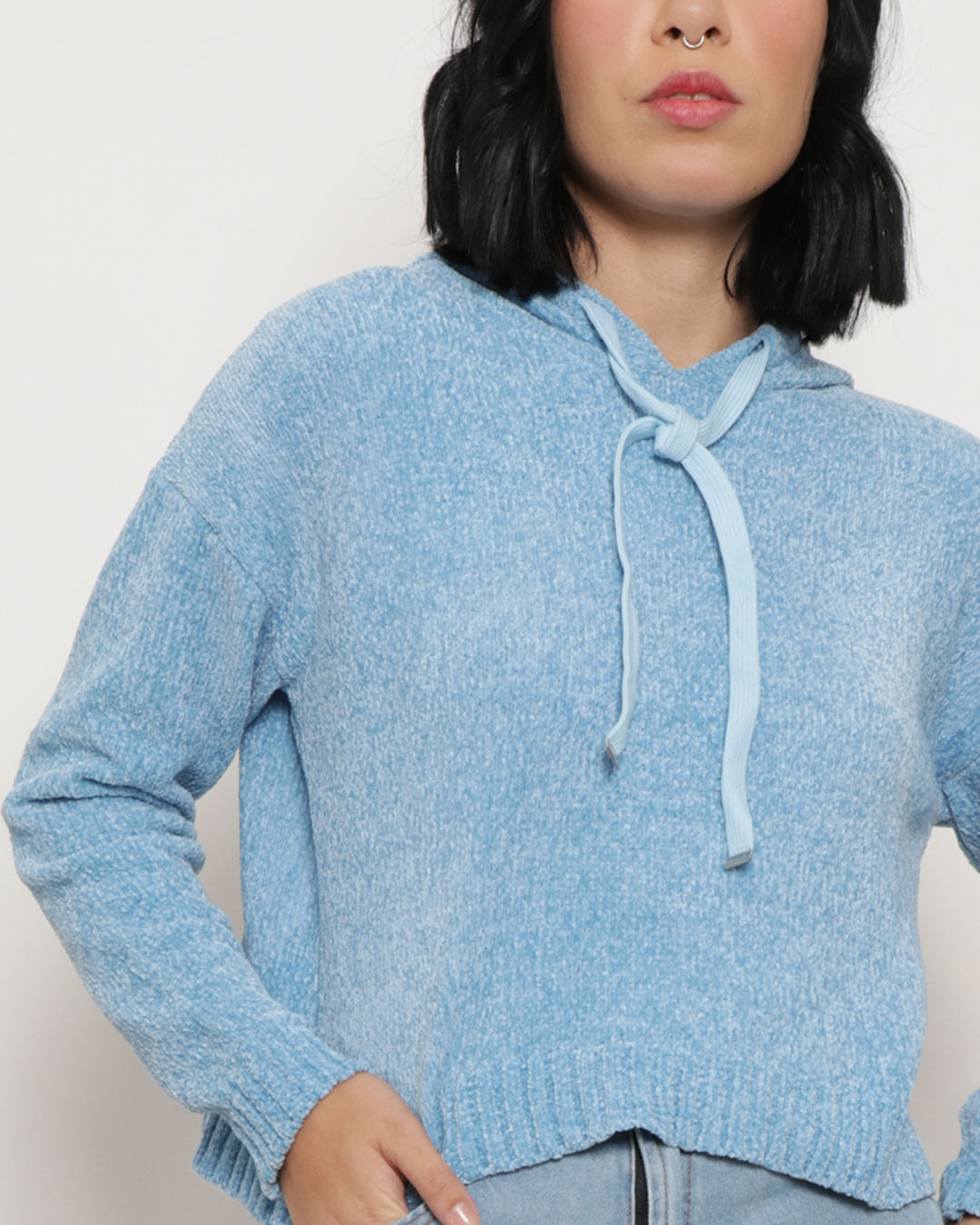 Tricot-Chenille-Capuz--Schjf804---Azul-Medio