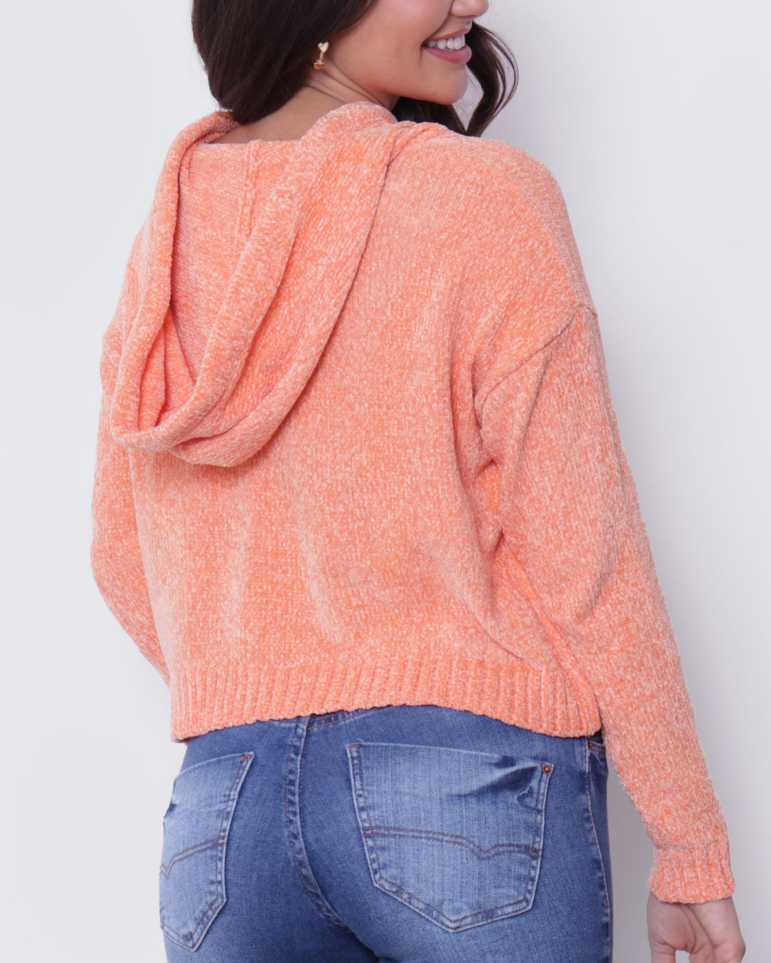 Tricot-Chenille-Capuz--Schjf804---Laranja-Medio