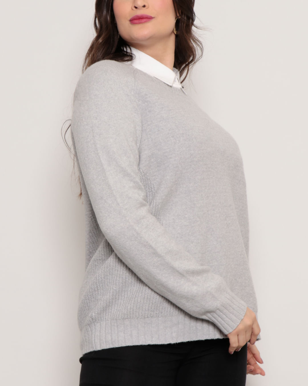Blusa-Tricot-Mp0961-C-Punho-Barra---Cinza-Medio