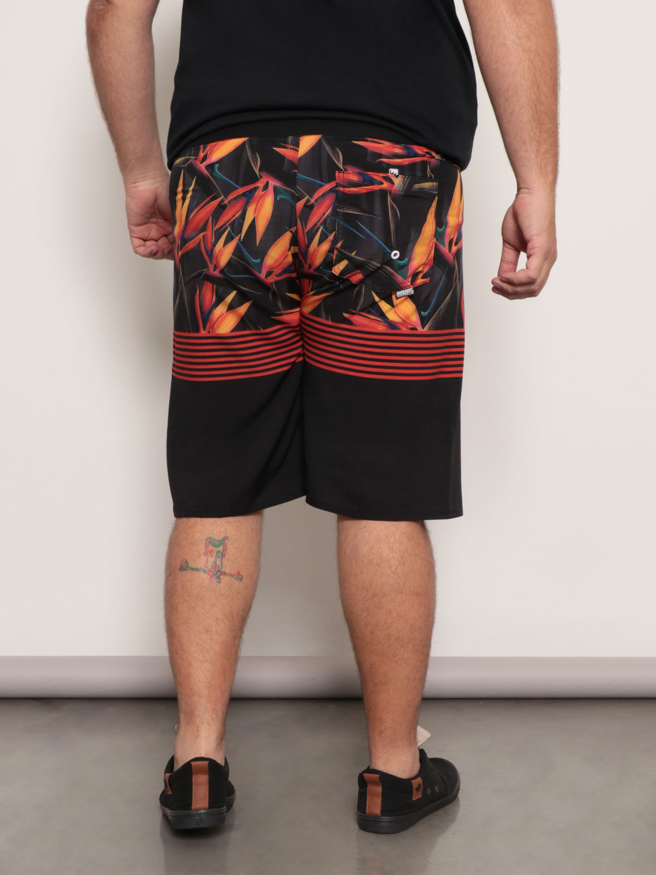Bermuda-624n-Cos-Neopreneelast-Plus---Preto-Floral