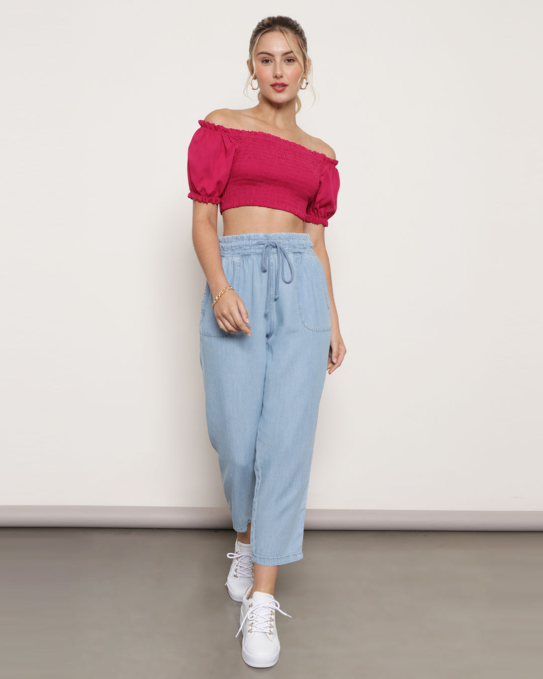 Blusa-Cropped-Tp-Lastex-9087rl---Rosa-Escuro