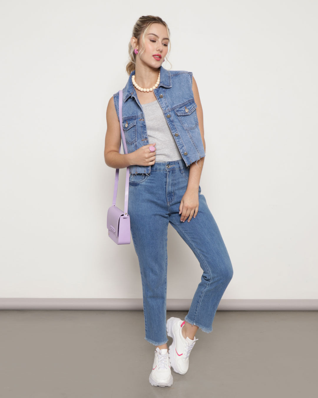 Colete-6710791-Jns-Curt-Desf-Fem-Ad---Blue-Jeans-Claro