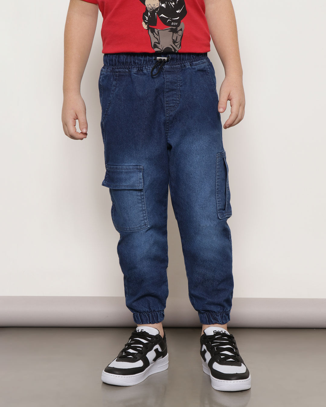 Calca-Jogger-Cargo-Le--M-48---Blue-Jeans-Escuro