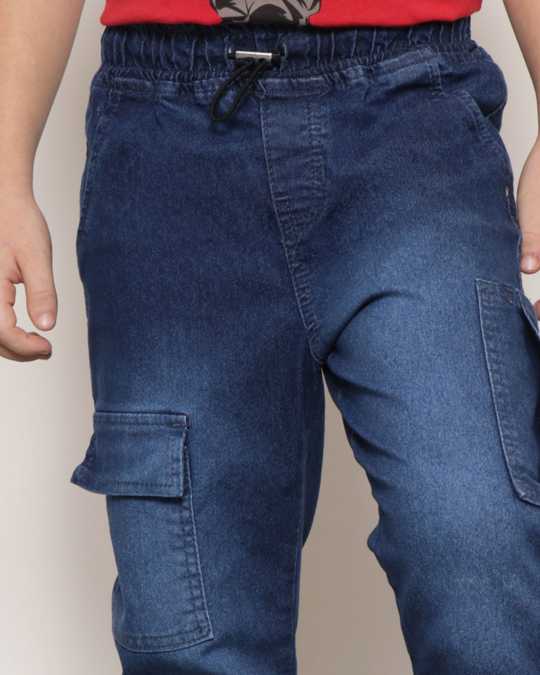 Calca-Jogger-Cargo-Le--M-48---Blue-Jeans-Escuro
