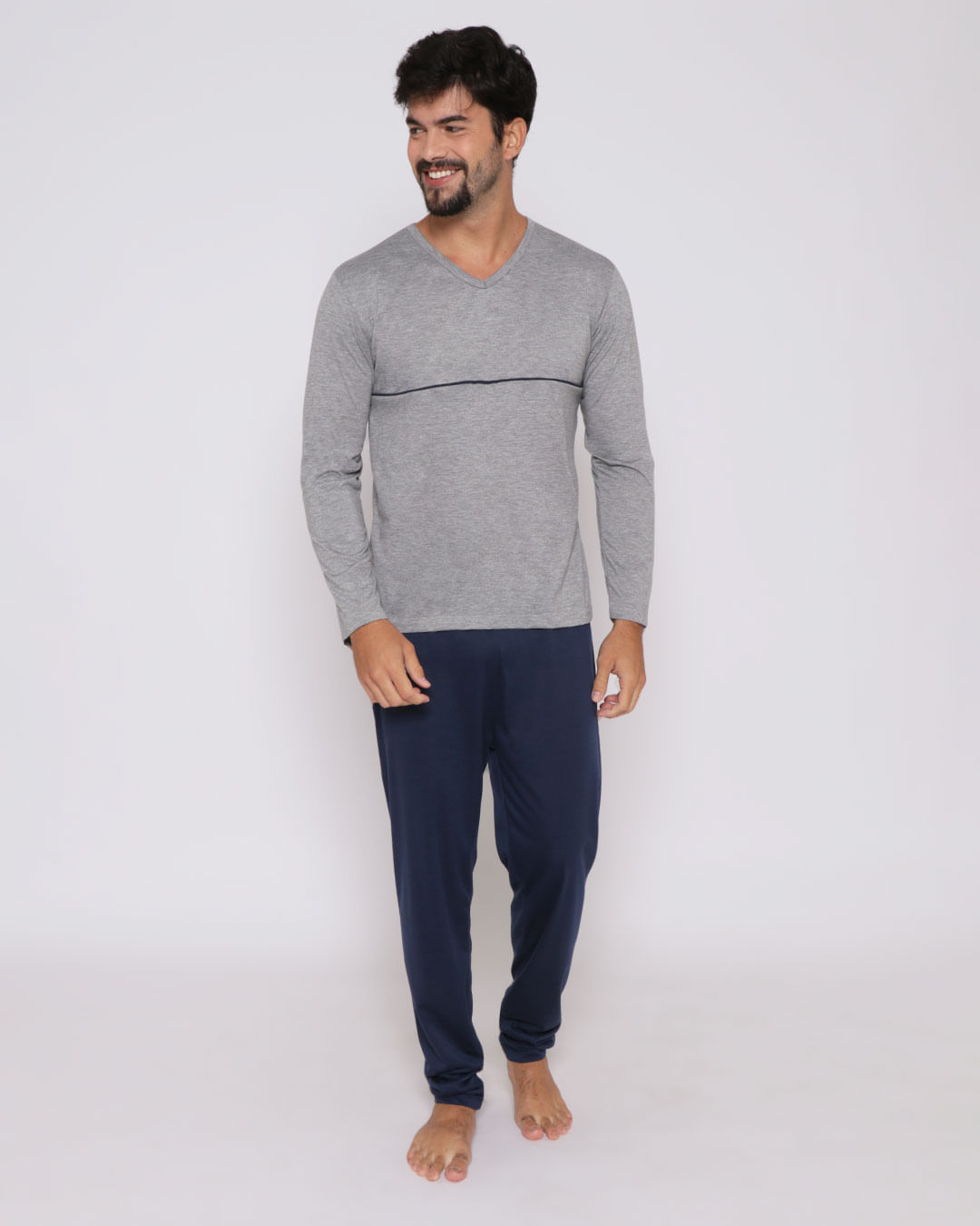 Pijama-Gola-V-C-Debrun-Peito-Ref-67566---Marinho