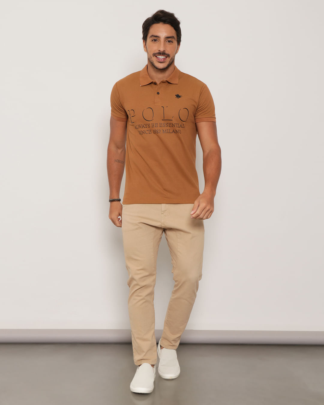 Polo-26942p-Essential--Marrom-Pgg---Marrom-Medio