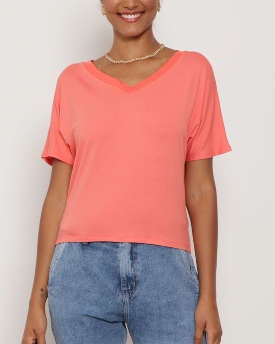 Blusa-Wt522--Gola-V-Retilinea---Laranja-Medio