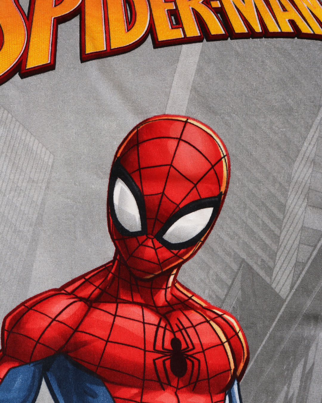 Toalha-Bh-Veludo-70x130-Spider-Man-Cz---Cinza-Claro