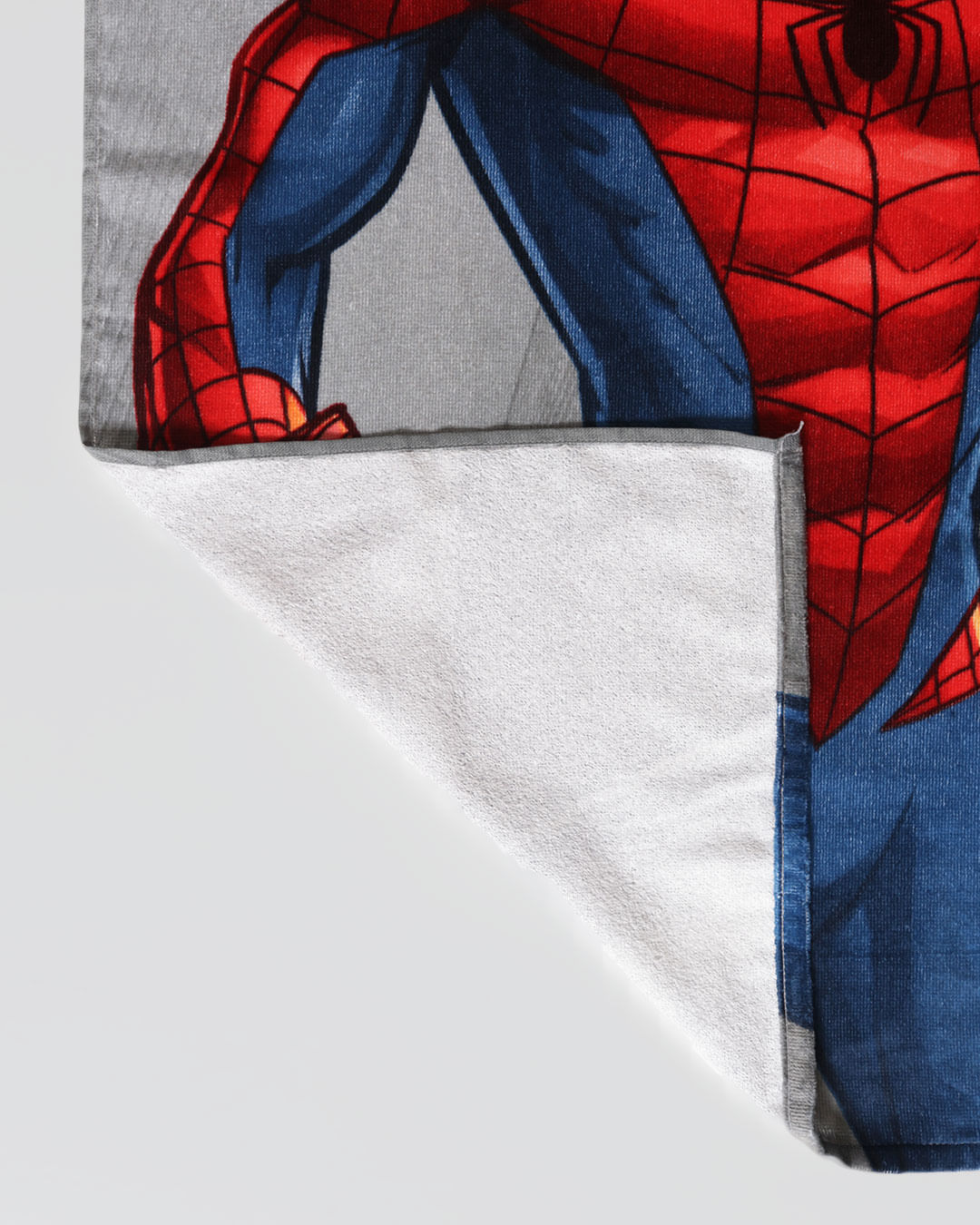 Toalha-Bh-Veludo-70x130-Spider-Man-Cz---Cinza-Claro
