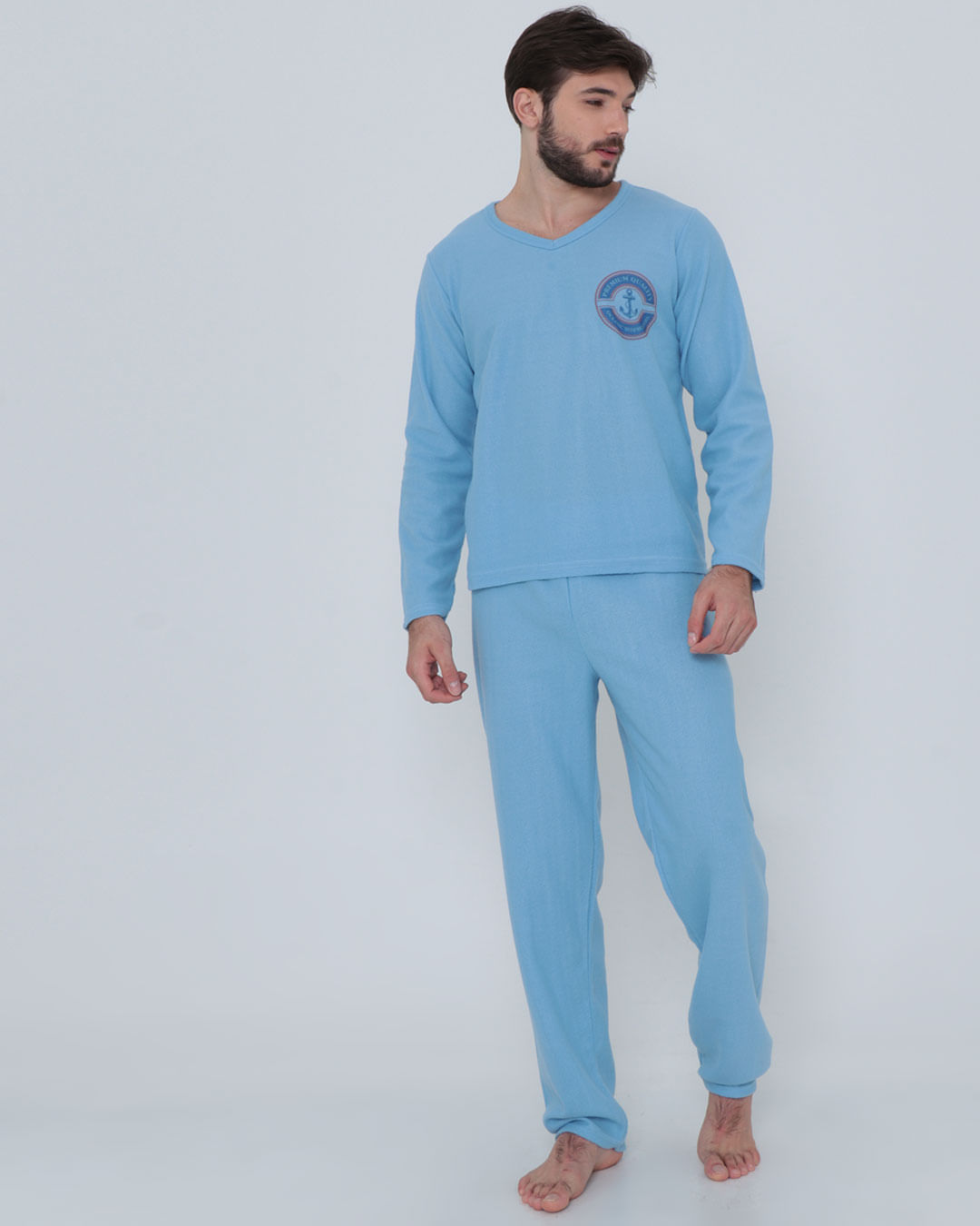 Pijama-404-01-Soft-Gola-V-Estampa-Lat---Azul-Medio