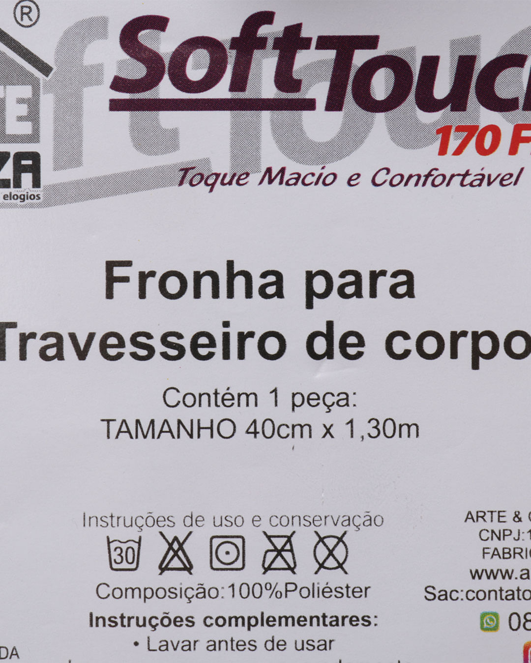 Fronha-Corpo-40-X-130--Soft-Touch---Cinza-Medio