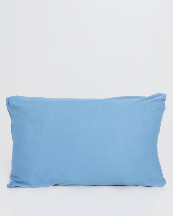 Fronha Avulsa Edromania Lisa Slim 50cm x 70cm Azul UN