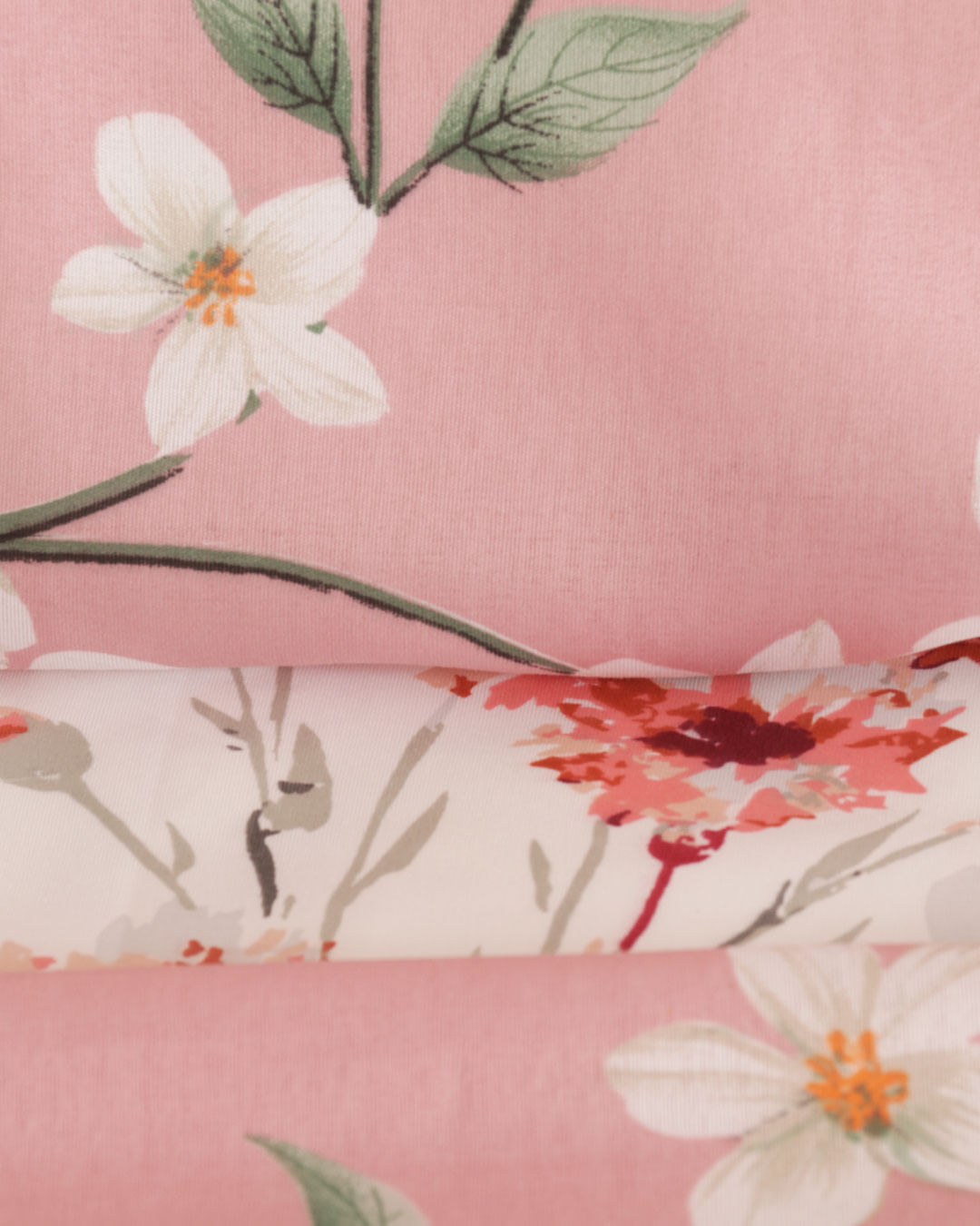 Jogo-Microfibra-King-4pcs---Rosa-Floral
