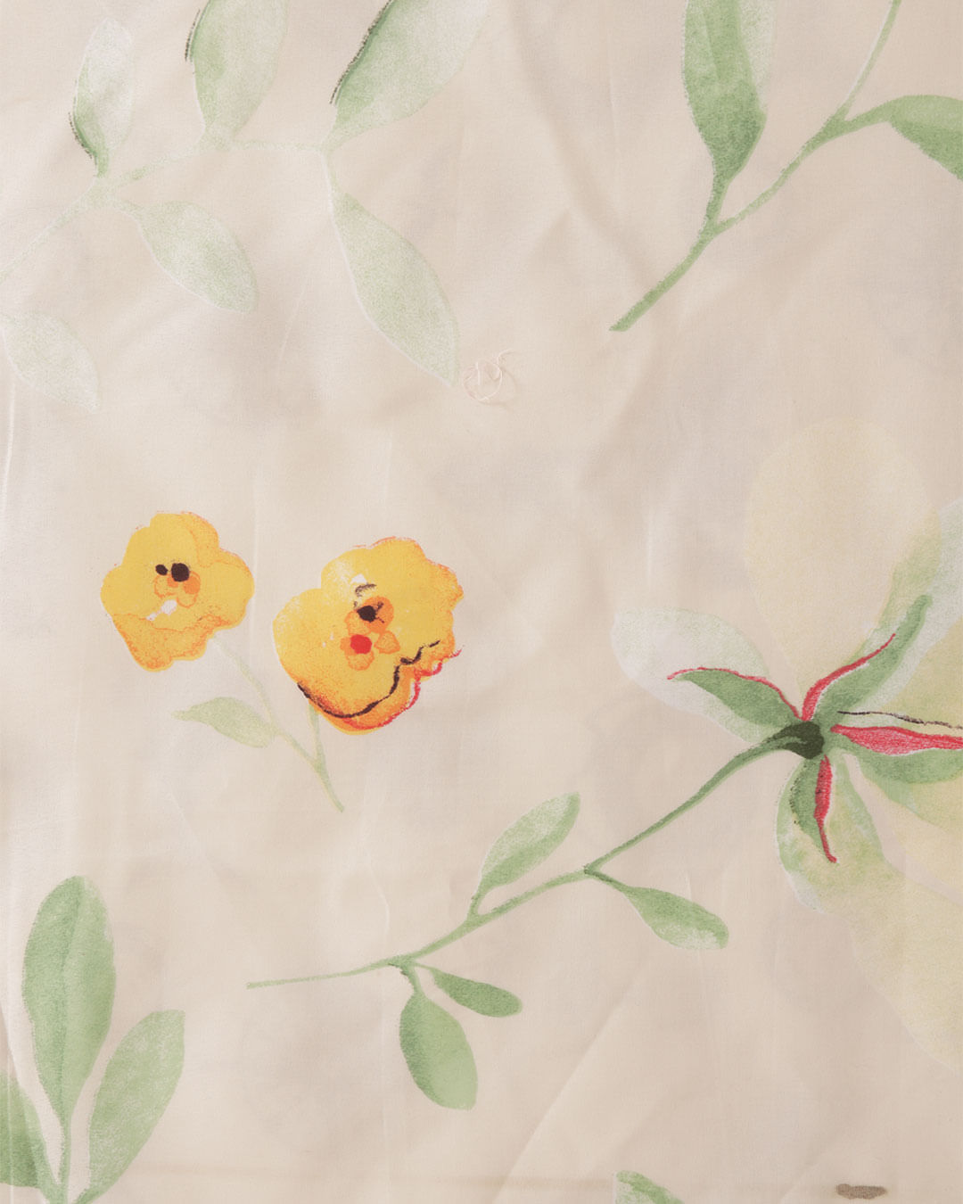Lencol-Avulso-King-C-Elast---Amarelo-Floral