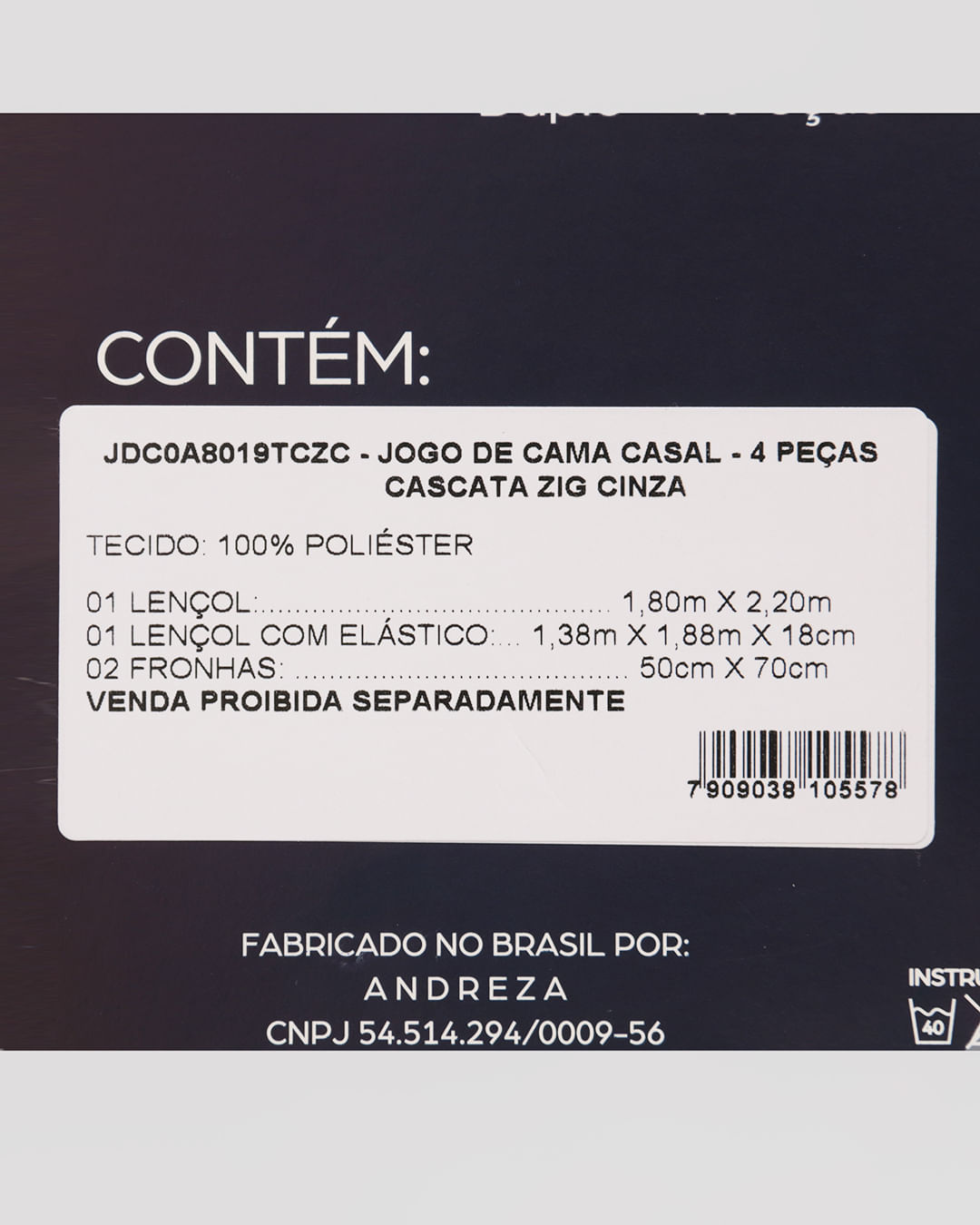 Jogo-De-Cama-Casal-Cascata-Zig-Cinza---4---Cinza-Geometrico