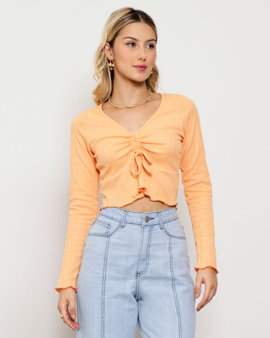 Blusa-Ml-3005711-Coulisse-Fte-Lacinho---Laranja-Claro