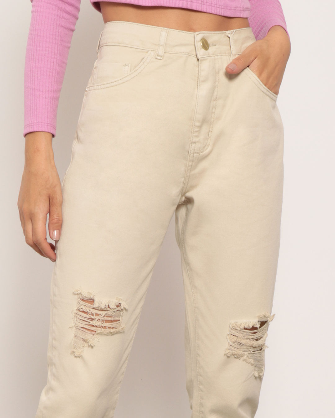 Calca-0925941-Srj-Rasg-Barr-Desf-Fem-Ad---Bege-Claro