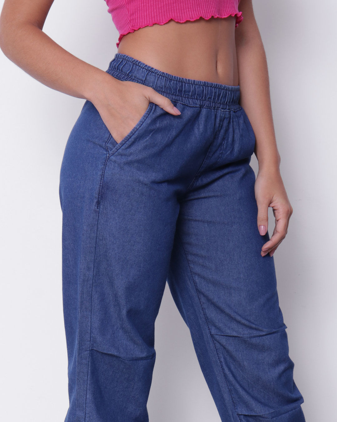 Calca-22602863-Jns-Esc-Paraquedista-Fem---Blue-Jeans-Escuro