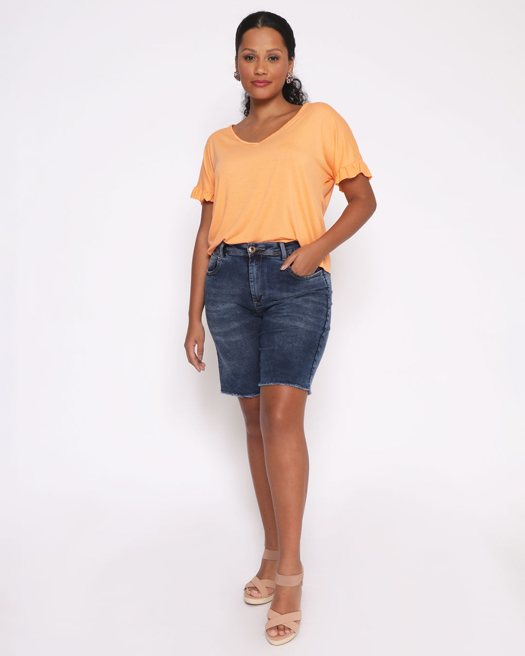 Bermuda-22602770-Jns-Barr-Desf-Det-Cos-F---Blue-Jeans-Medio