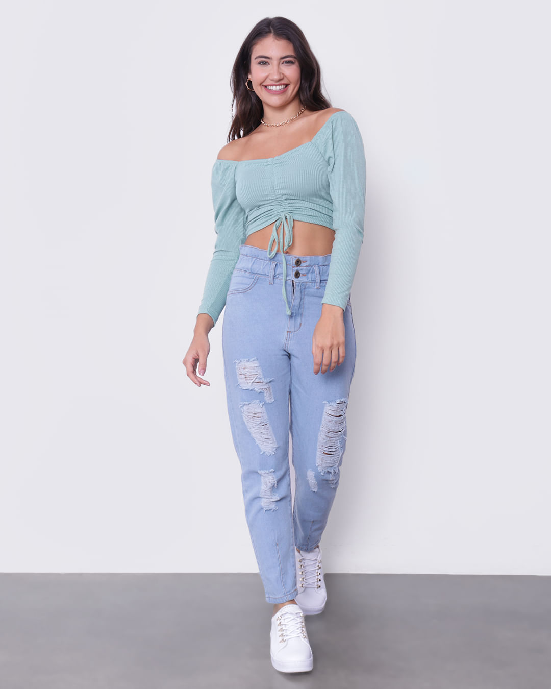 Blusa-Canelado-Coulisse-9082rl---Verde-Medio