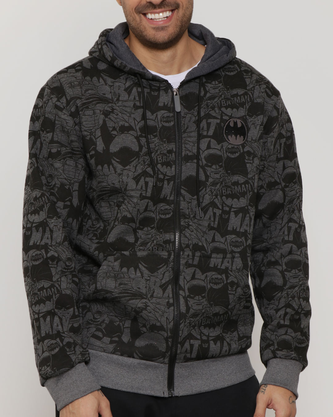 Moletom-Hoo16-Batman-Full-Aber-Capuz---Mescla-Escuro