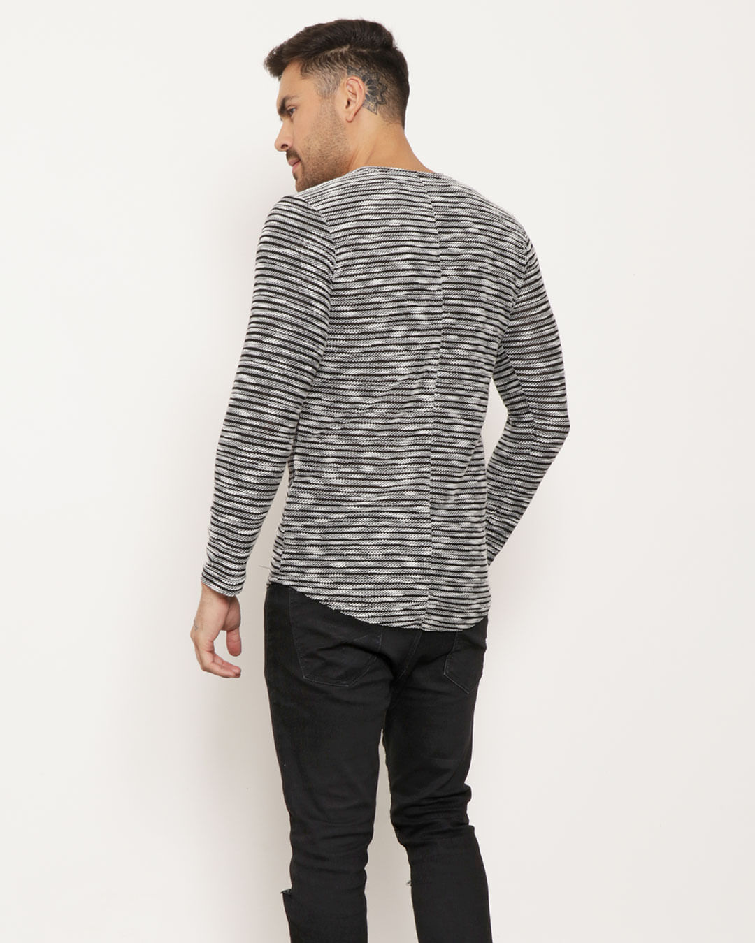 Camiseta-Ml-Com-Recort-5001-Pgg---Preto-Listrado