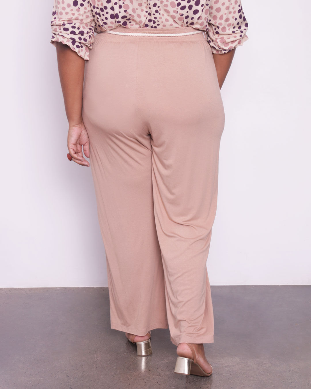 Calca-Pl230112-Pantalona-Lisa-Cordao-Cos---Bege-Medio
