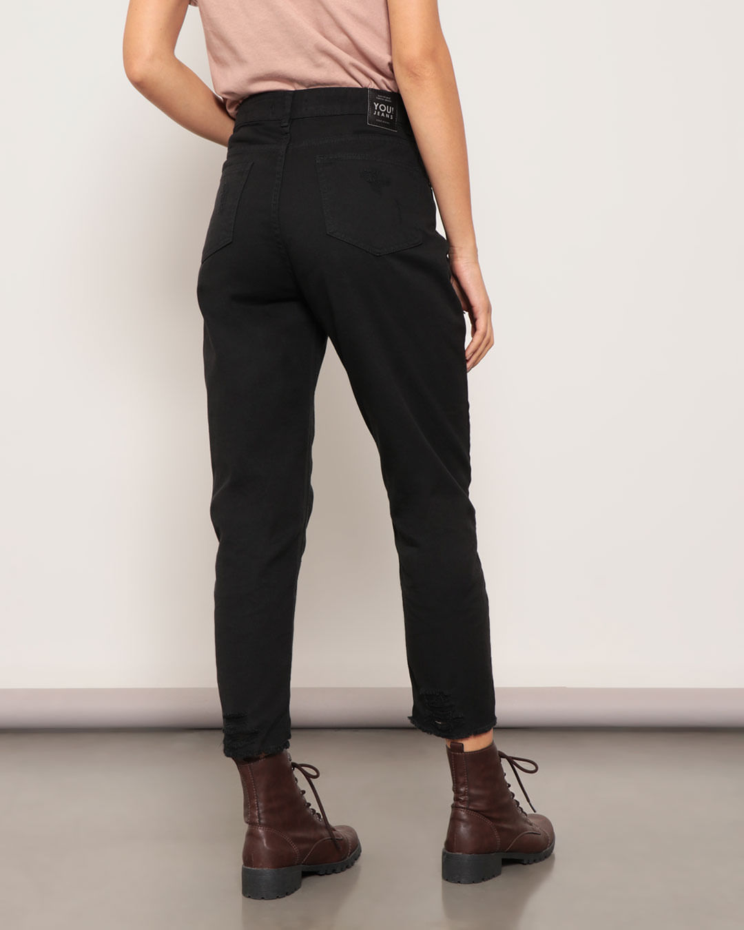 Calca-0925941-Srj-Rasg-Barr-Desf-Fem-Ad---Preto