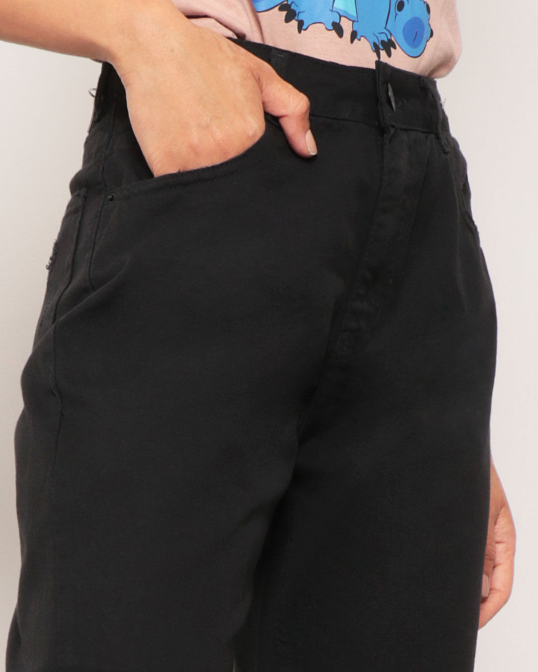 Calca-0925941-Srj-Rasg-Barr-Desf-Fem-Ad---Preto
