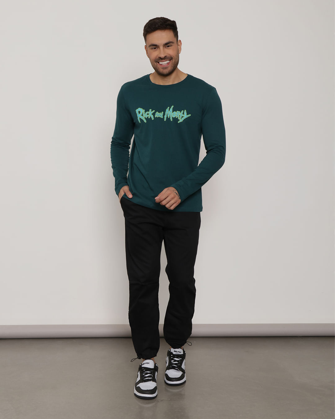 Camiseta-M-L--Rick-Morty-0400220-Pgg---Verde-Escuro