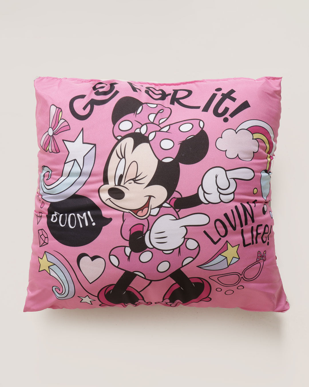 Almofada-40x40-Minnie-Go-For-It---Rosa-Medio
