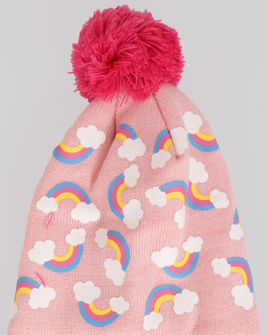 Gorro-Actor30-Arco-Iris-Pompom-Inf---Rosa-Medio
