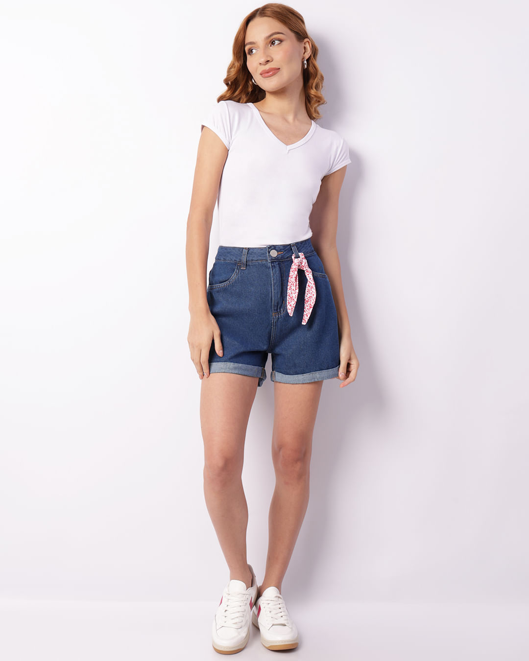 Short-43287-Jns-Clenco-Med-Fem-Ad---Blue-Jeans-Medio