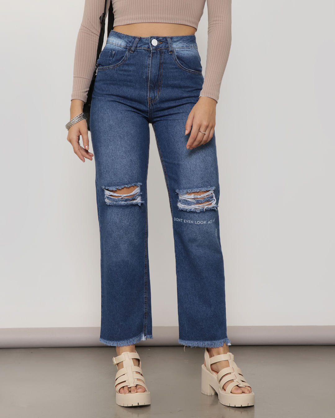 Calca-0932951-Jns-Rasg-Barr-Desf-Fem-Ad---Blue-Jeans-Medio