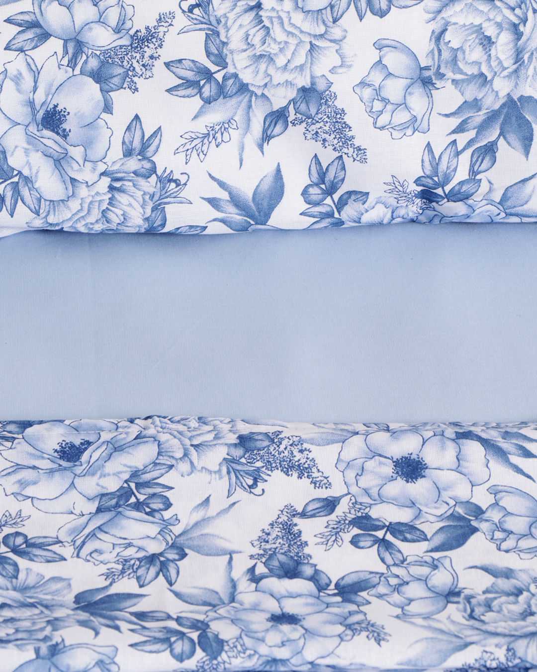 Jg-Cama-Cs-Estamp-Sort-Algo-4-Pc---Azul-Floral