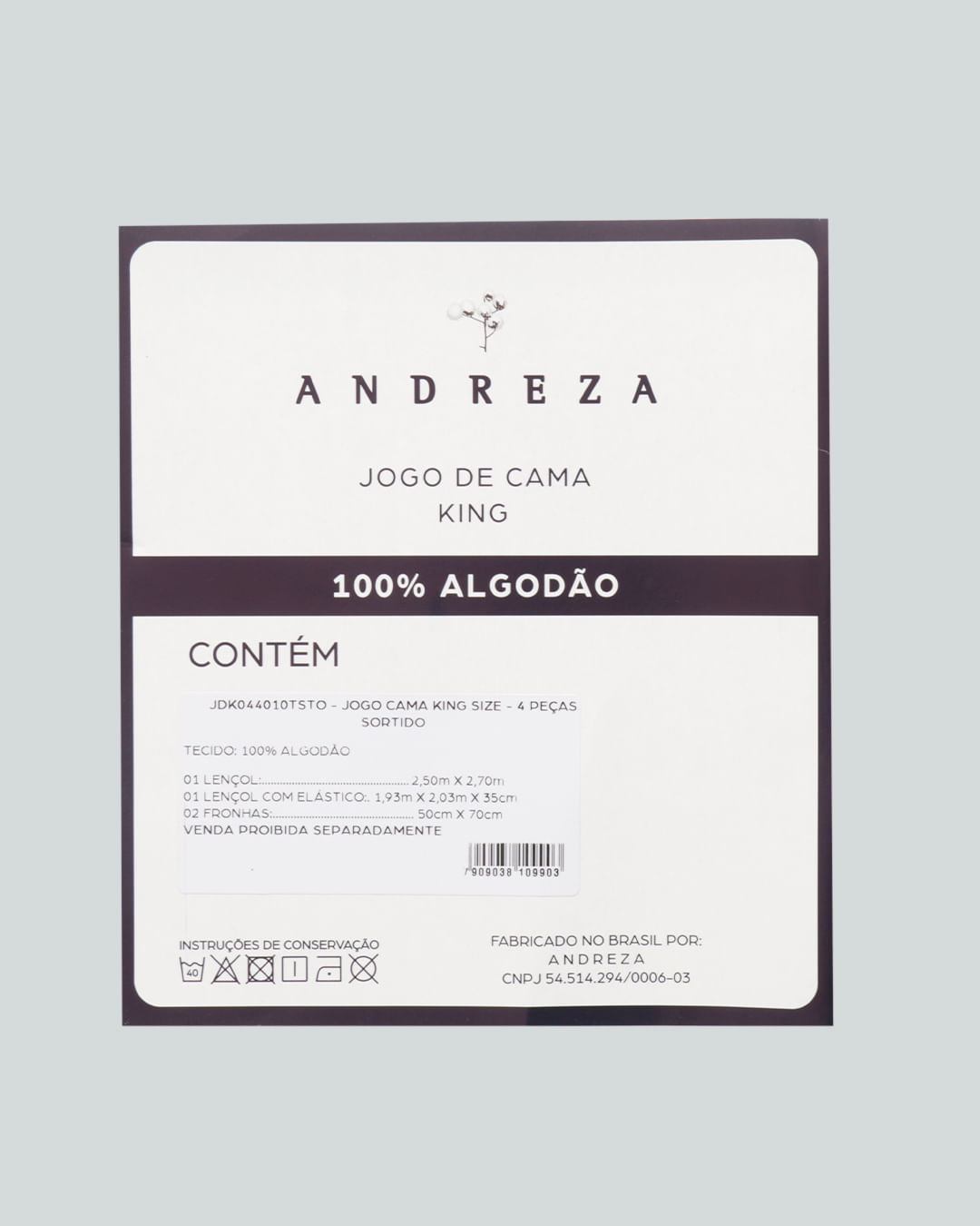 Jg-Cama-Cs-Estamp-Sort-Algo-4-Pc---Azul-Floral
