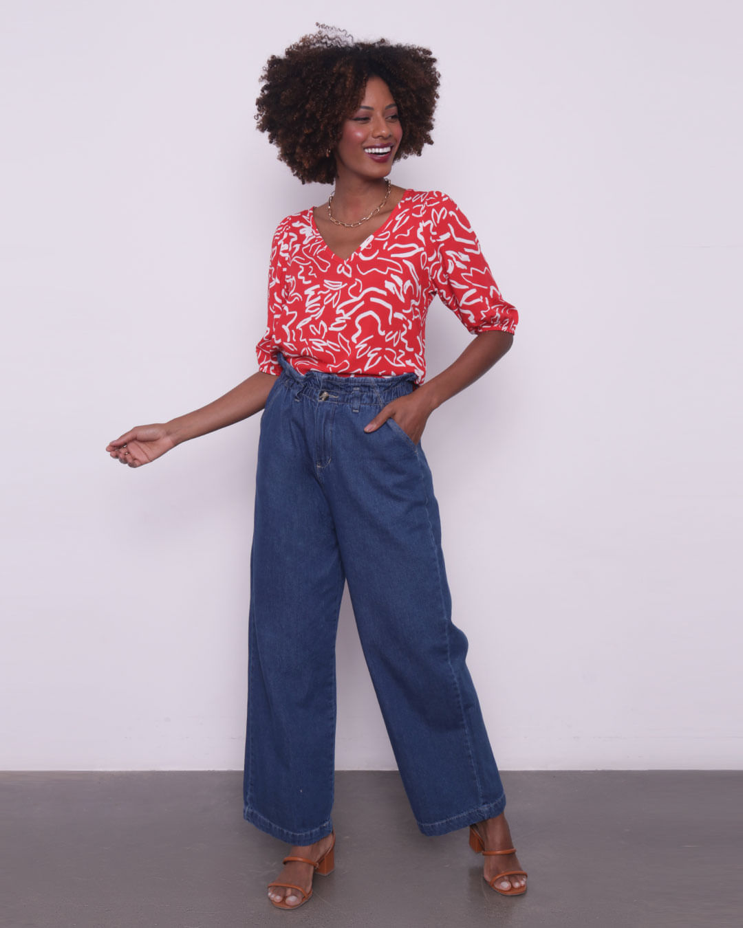 Blusa-8364re-Decote-V-Estampada---Vermelho-Geometrico