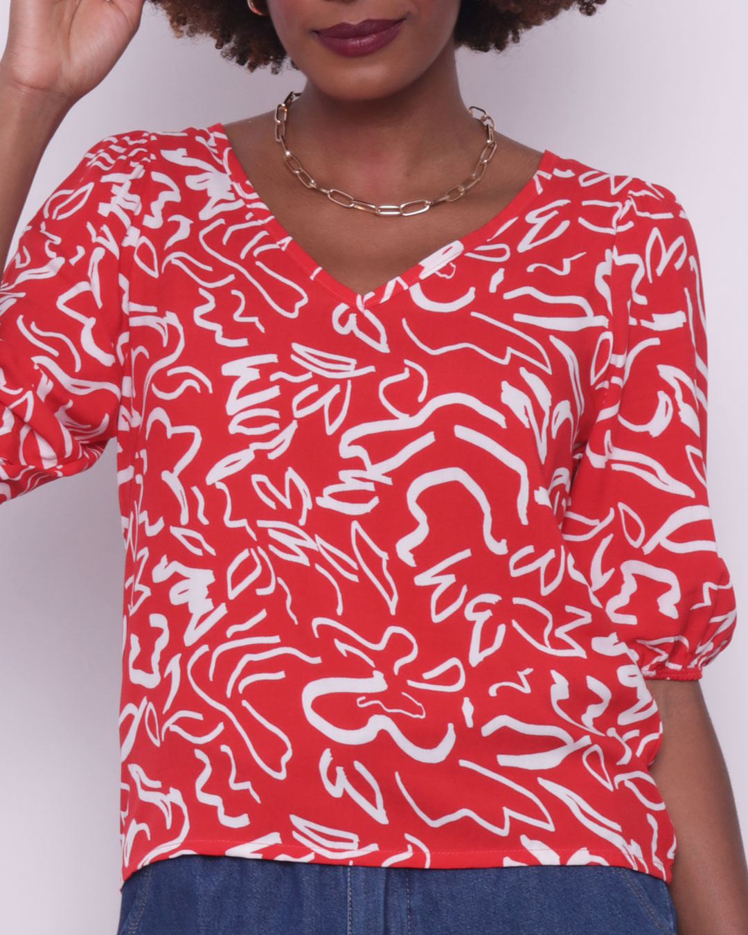 Blusa-8364re-Decote-V-Estampada---Vermelho-Geometrico