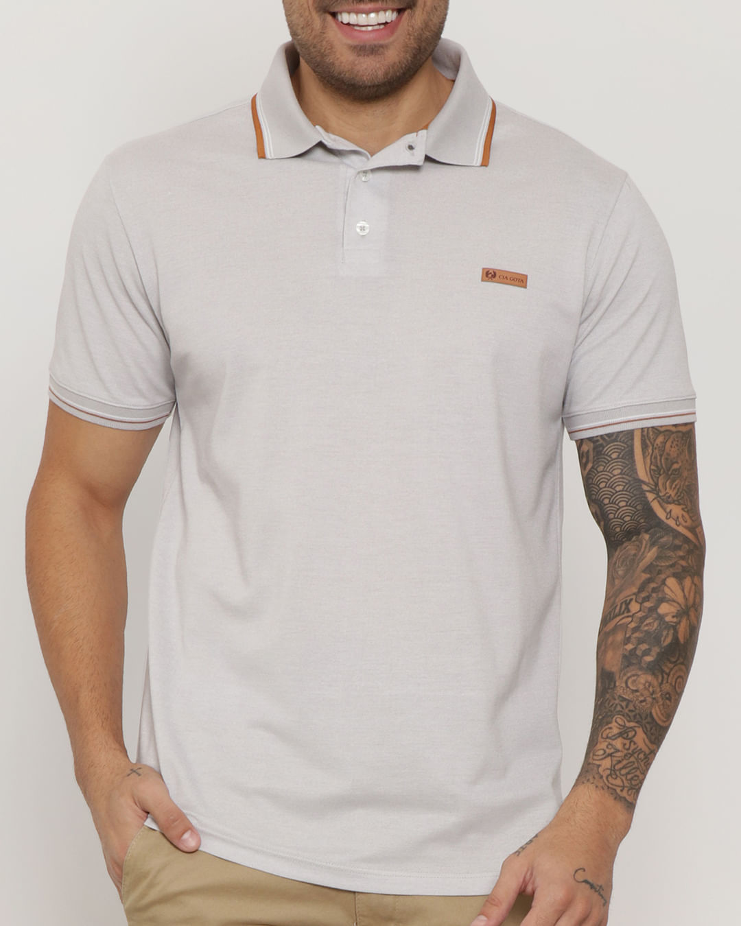 Polo-506234-Lisa-Cinza-Claro-Pgg---Cinza-Claro