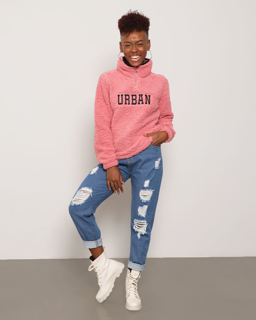 Blusa-Carneiro-Capuz-Mfuju-546---Rosa-Medio