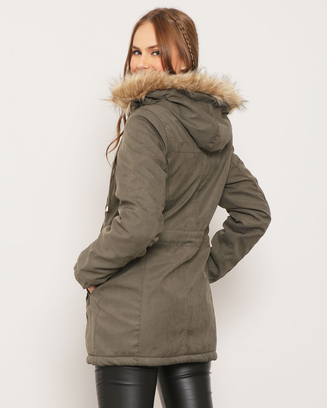 Parka-Com-Pelo-Fem-Jeans-Pfj01---Verde-Outros