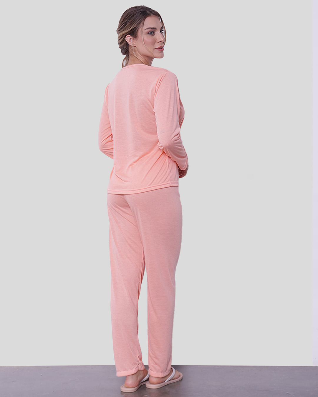 Pijama-Longo-Liso-Csilk-Careca7002---Laranja-Outros