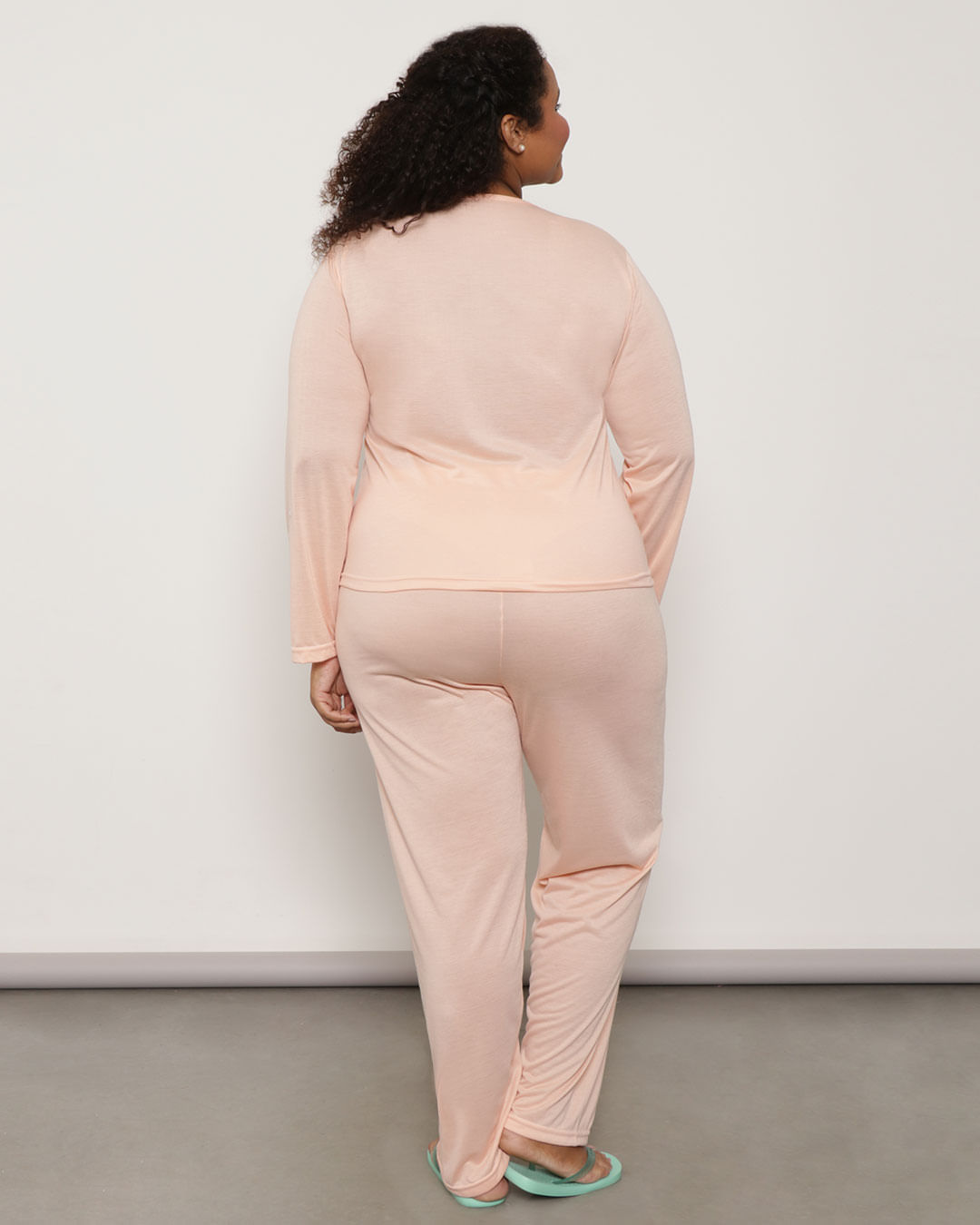 Pijama-Longo-Tg-Liso-Csilk-Careca7012---Laranja-Outros