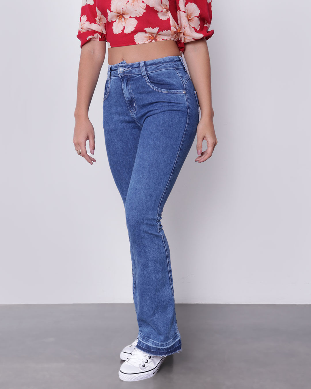 Calca-29126-Jns-Flare-Rasg-Fem-Ad---Blue-Jeans-Medio
