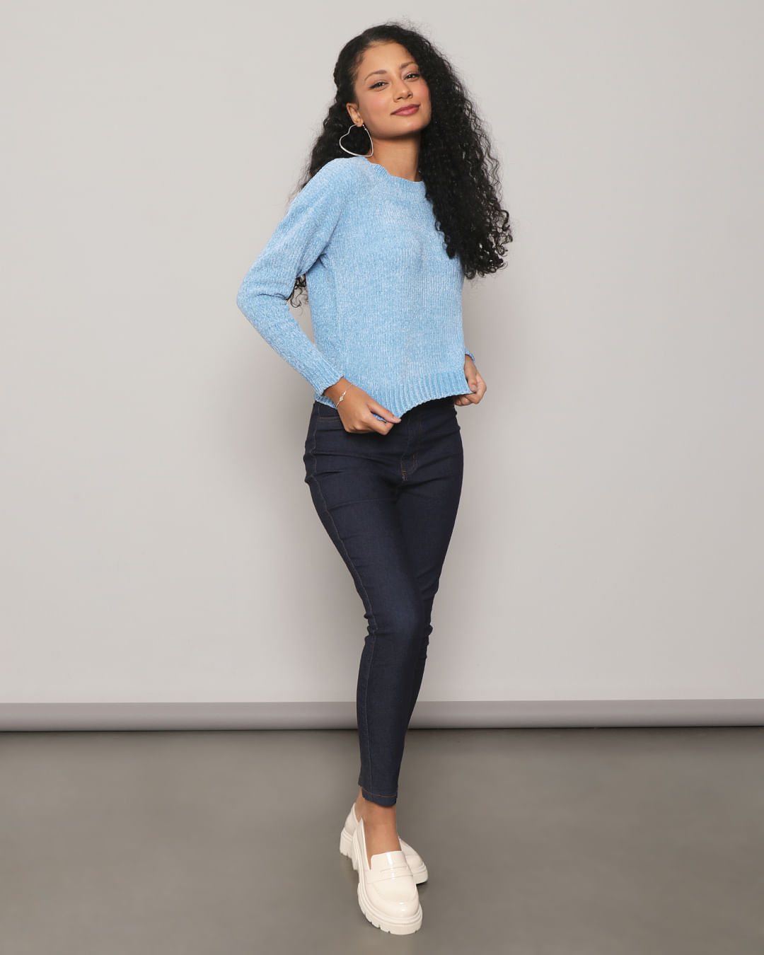 Tricot-Chenille-Schjf-803s-Azul---Azul-Outros