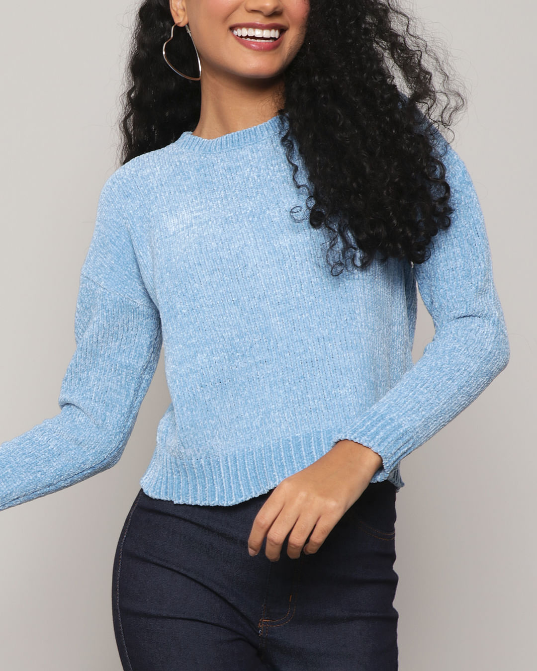 Tricot-Chenille-Schjf-803s-Azul---Azul-Outros
