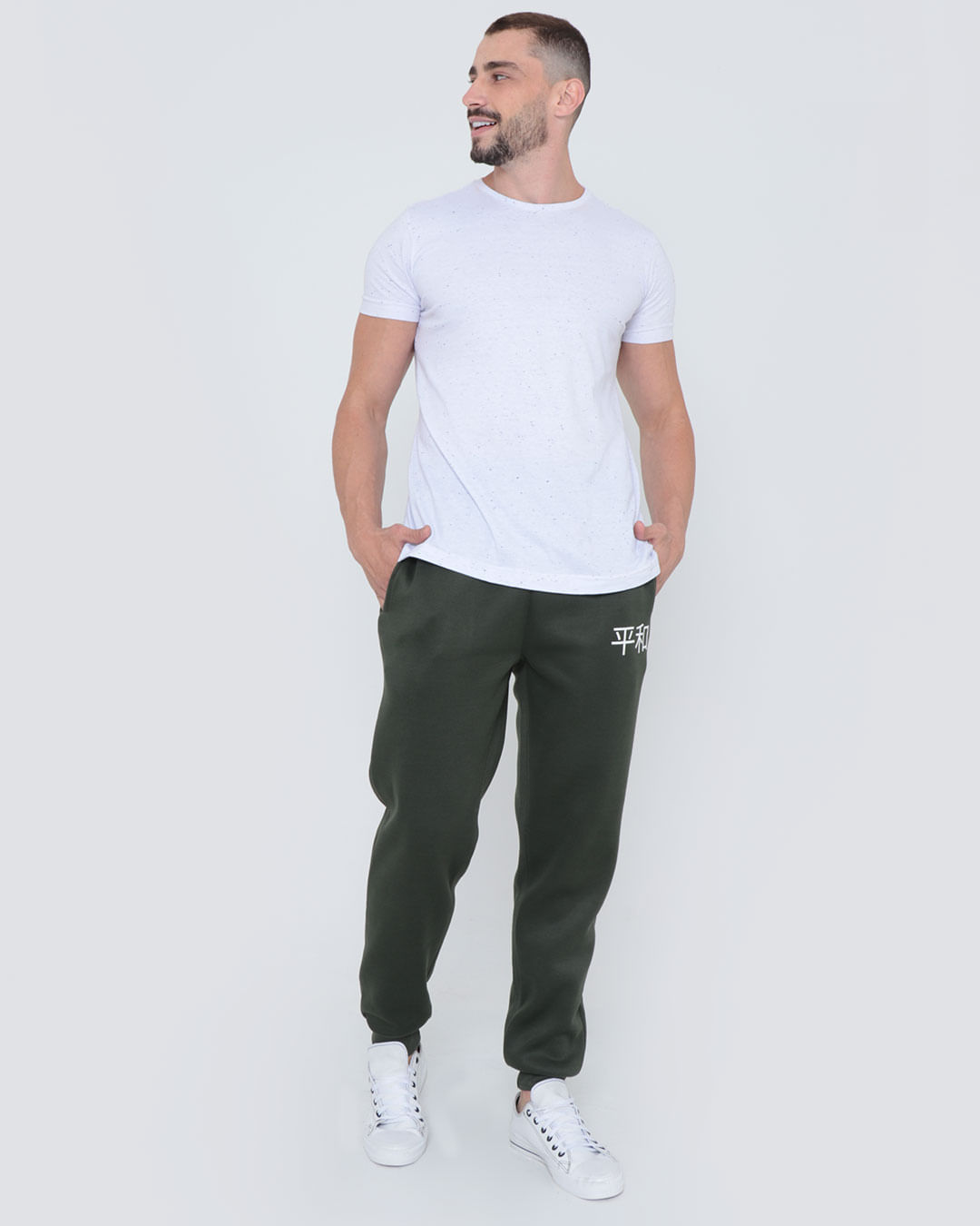 Calca-Fjp03-Jogger-Estampada---Verde-Escuro