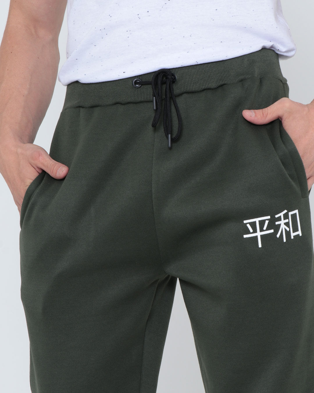 Calca-Fjp03-Jogger-Estampada---Verde-Escuro